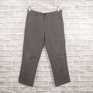 Apolis Men's Utility Chino Pants in Gray Cotton Size 29x25